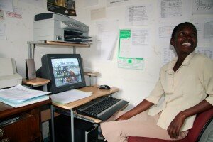Woman in Botswana